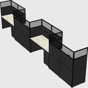 Cabines rectangulaires