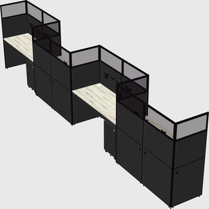 Cabines rectangulaires