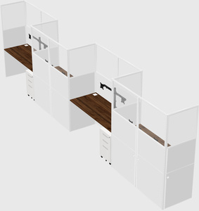 Rectangular cubicles