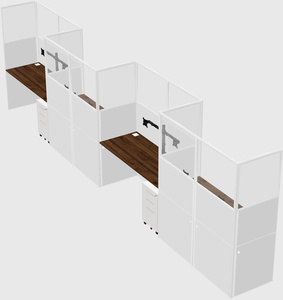 Rectangular cubicles