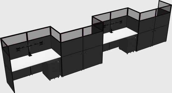 Rectangular cubicles