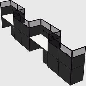 Rectangular cubicles