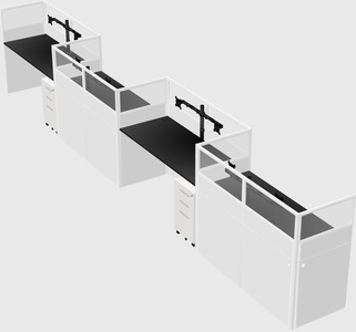 Cabines rectangulaires
