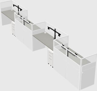 Cabines rectangulaires