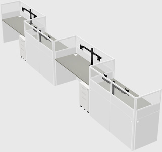 Cabines rectangulaires