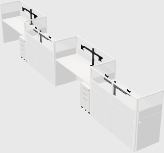 Rectangular cubicles