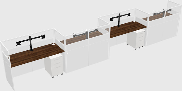 Rectangular cubicles