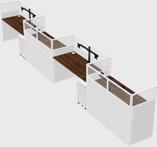 Rectangular cubicles