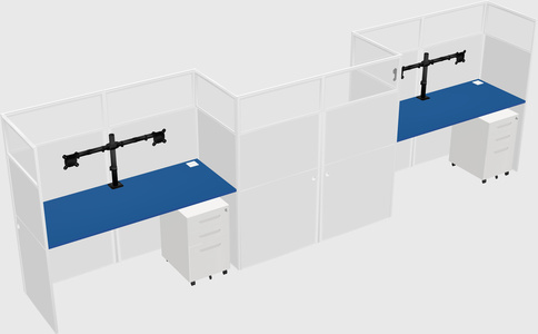 Rectangular cubicles