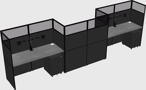 Rectangular cubicles