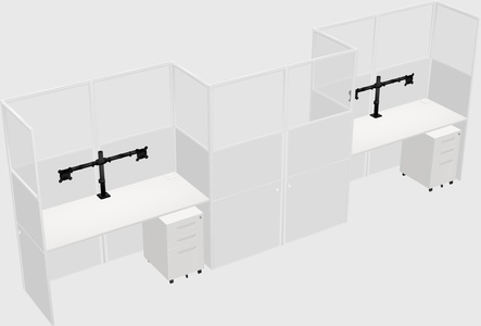 Rectangular cubicles
