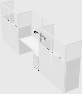 Rectangular cubicles