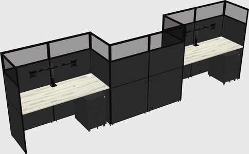 Rectangular cubicles