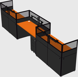 Cabines rectangulaires