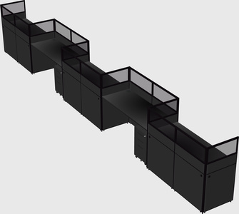 Rectangular cubicles