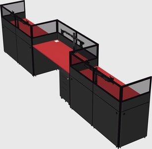 Rectangular cubicles