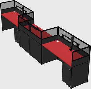 Rectangular cubicles