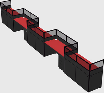 Rectangular cubicles