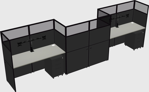Rectangular cubicles