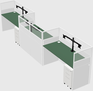 Rectangular cubicles