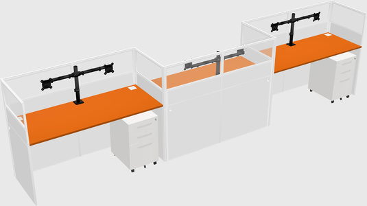 Rectangular cubicles