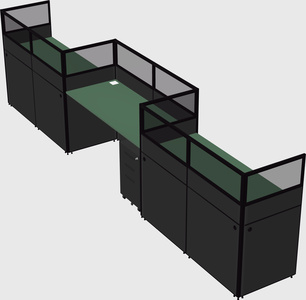 Cabines rectangulaires