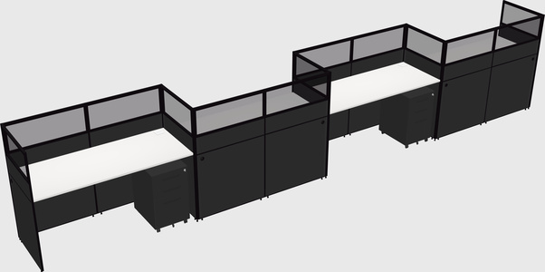 Rectangular cubicles
