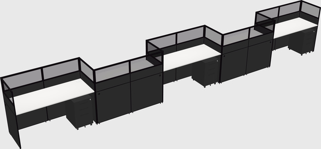 Rectangular cubicles