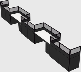 Rectangular cubicles