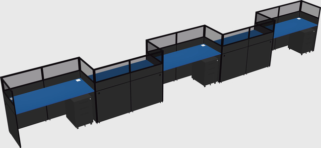 Cabines rectangulaires