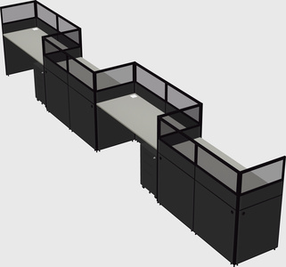 Rectangular cubicles