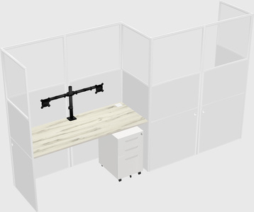 Rectangular cubicles