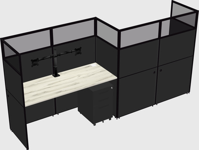Rectangular cubicles