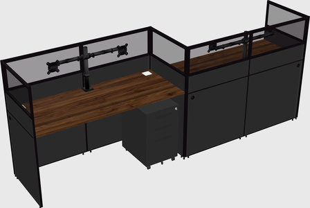 Rectangular cubicles