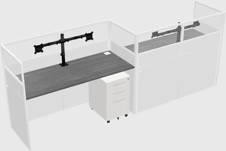 Rectangular cubicles