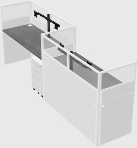 Rectangular cubicles