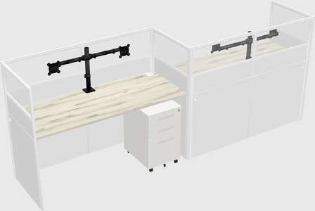 Rectangular cubicles