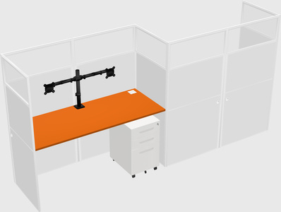Rectangular cubicles