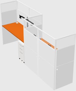 Rectangular cubicles