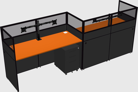 Rectangular cubicles