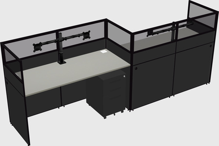 Rectangular cubicles
