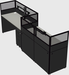 Rectangular cubicles