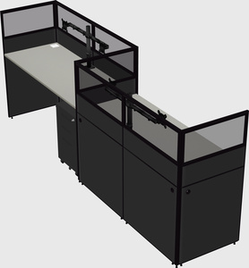 Rectangular cubicles