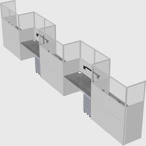 Rectangular cubicles