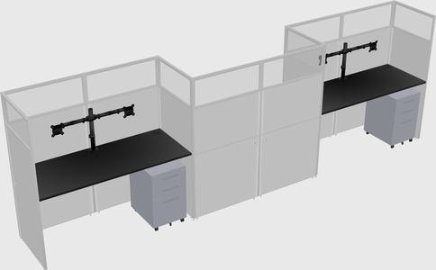 Cabines rectangulaires