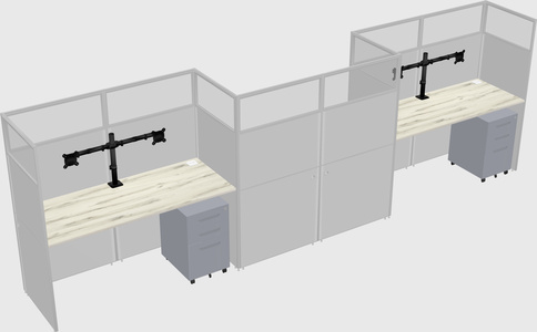 Rectangular cubicles