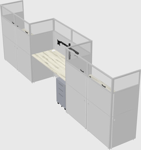 Rectangular cubicles