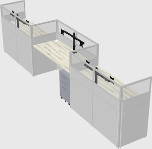 Rectangular cubicles