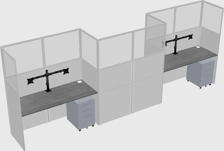 Rectangular cubicles