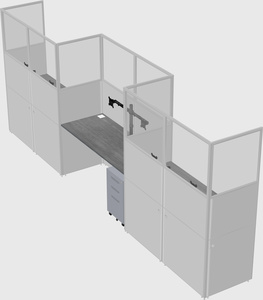 Rectangular cubicles